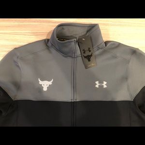 Under Armour Project Rock zip up jacket, size MD
